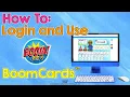 How to login and use BoomCards students
