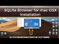 Sqlite Browser Installation on Mac OS X Mojave
