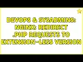 DevOps SysAdmins Nginx Redirect php requests to extension-less version