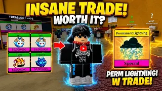 I did the BIGGEST W trade of my life in Blox fruit