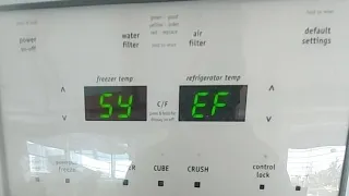 How to Fix Error SY EF Fridge Freezer