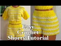 How to Crochet Granny Stitch Shorts Beginner Friendly
