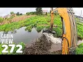 MASSIVE FLOODING Excavator Clears Beaver Dam to Save Ditches Cabin View No 272