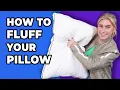 How To Fluff Your Pillow - Revive Your Flat and Lumpy Pillow