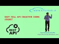 025 Developing RESTful Web Services with Jersey Postgres Users API - Get All Users