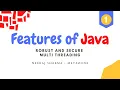 Features of Java Why java is robust and secure What is multithreading in java Neeraj Sharma