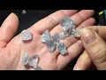 How to Wire Wrap Tiny Crystals Celestite