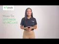 How-To Unfreeze an AC unit with Cinch Home Services
