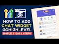 How to Add a GoHighLevel Chat Widget to WordPress in Minutes Step-by-Step