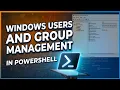 Skip the Control Panel Manage Users Faster With PowerShell