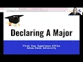 Declaring A Major