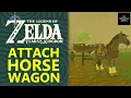 How to Attach Horse to Wagon in Zelda Tears of Kingdom - Towing Harness