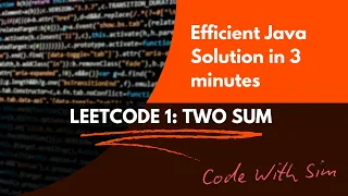 LeetCode 1 Two Sum Java Solution With HashMap O n Time Complexity