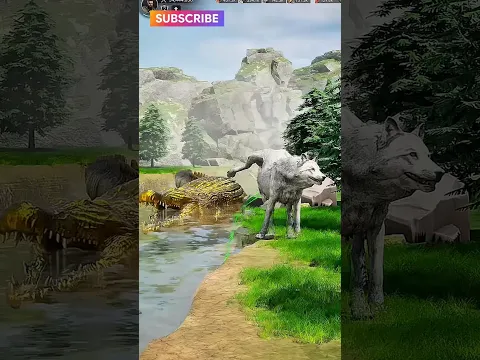 আমার শিয়াল কুমিরের পেটে 😅 #shorts #gaming