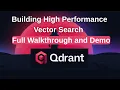 Qdrant Full Tutorial Vector DB Setup SentenceTransformers Embeddings Step-by-Step Demo