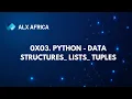 0x03 Python - Data Structures