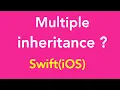 33-is Swift supports Multiple inheritance Always NO in Swift Programming Language Swift 5