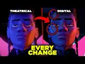 EVERY CHANGE from Spider-Man Across the Spiderverse 4K Digital vs Theater Versions