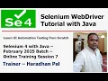 Mastering Selenium 4 with Java Build a Powerful Automation Framework - Feb2025 Batch