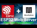 ESP32 Web Server for Files and Applications - MicroPython Tutorial