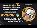 6 3 Renaming a Directory Removing a Directory Python Directory Management knowledge4skill
