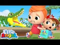 Download Lagu Animals At The Zoo | Learning About Zoo Animals | Little Angel Kids Songs \u0026 Nursery Rhymes