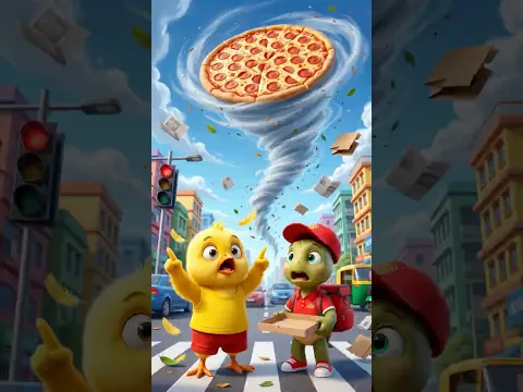 🐥Yellow Chick's Craziest Pizza Adventure Ever! 🍕