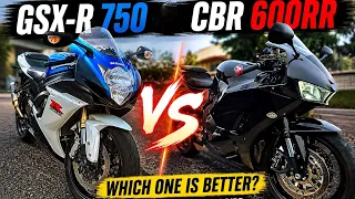 🤔If You Could Choose Only ONE 🇯🇵… GSX-R750 or CBR600RR❓ #honda #suzuki #motorcycle