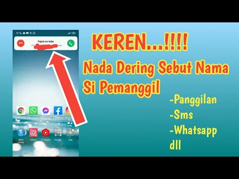 Download MP3 Cara Buat Nada Dering Sebut Nama Pemanggil Bahasa Indonesia