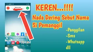 cara buat nada dering sebut nama pemanggil bahasa indonesia