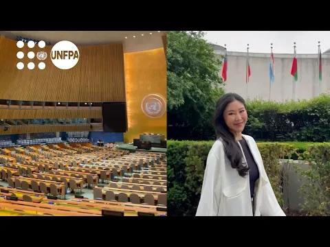  UNFPA Indonesia Champion Ayu Saraswati visits UN headquarters
