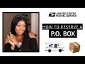 HOW TO GET A PO BOX Size Price Identification and more