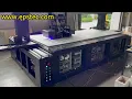 3minutes 35seconds Bi bidirectional printing for Styrofoam box lid using UV digital printing machine