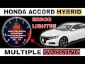 2023 Honda Accord Hybrid Sport Multiple Warning Lights on Dashboard EXPLAINED JOATD