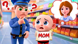 Where is my mommy? | Police Officer Song | Funny Nursery Rhymes & More Kids Songs by Little PIB