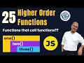 25 - JavaScript Higher-Order Functions Explained Function calls function Satyaansh Softech