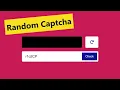 Unpredictable Security Building a Random Captcha Project with HTML CSS and JavaScript