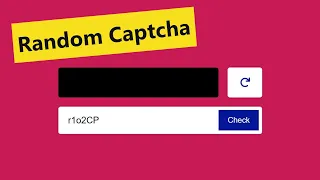 Unpredictable Security Building a Random Captcha Project with HTML CSS and JavaScript