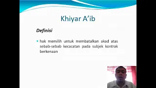 Download CTU241 Topik 11 Jenis-Jenis Khiyar MP3