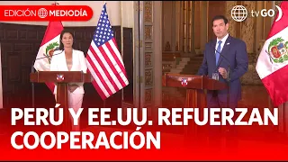 Keiko Fujimori y Marco Rubio anuncian mayor cooperación bilateral | Primera Edición | Noticias Perú