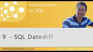 Learn SQL - 9 Datediff SQL