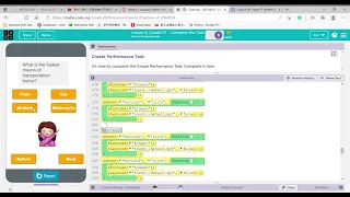 Code org CSP Unit 8 Create PT Prep 20 21 Create PT Complete the Task and 4 more pages