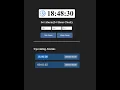 Alarm Clock using Vanilla JS Multiple Alarms