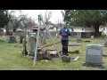 Gravesite 1 Gravestone Repair for Mary Van Deusen Oakland Cemetery Hampton VA 23669