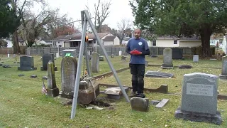 Gravesite 1 Gravestone Repair for Mary Van Deusen Oakland Cemetery Hampton VA 23669