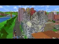 Lagu Building collapse simulation in physics engine