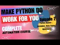 Variables Data types and Operators in Python Python basics Episode 2