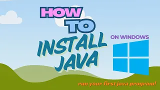 Watch how to Install JAVA JDK 23 on Windows Set environment variables and Run program in java