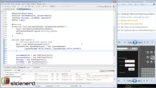 58 Relative Layout Using Java Building a Login Screen Part 1 Android UI Tutorial