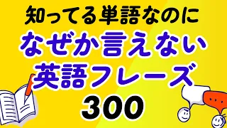 知ってる単語なのに、なぜか言えない英語300｜日常で使える簡単フレーズ